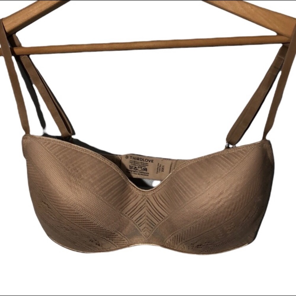 THIRDLOVE | Everyday Lace T-Shirt Bra - Sz 30E 1/2